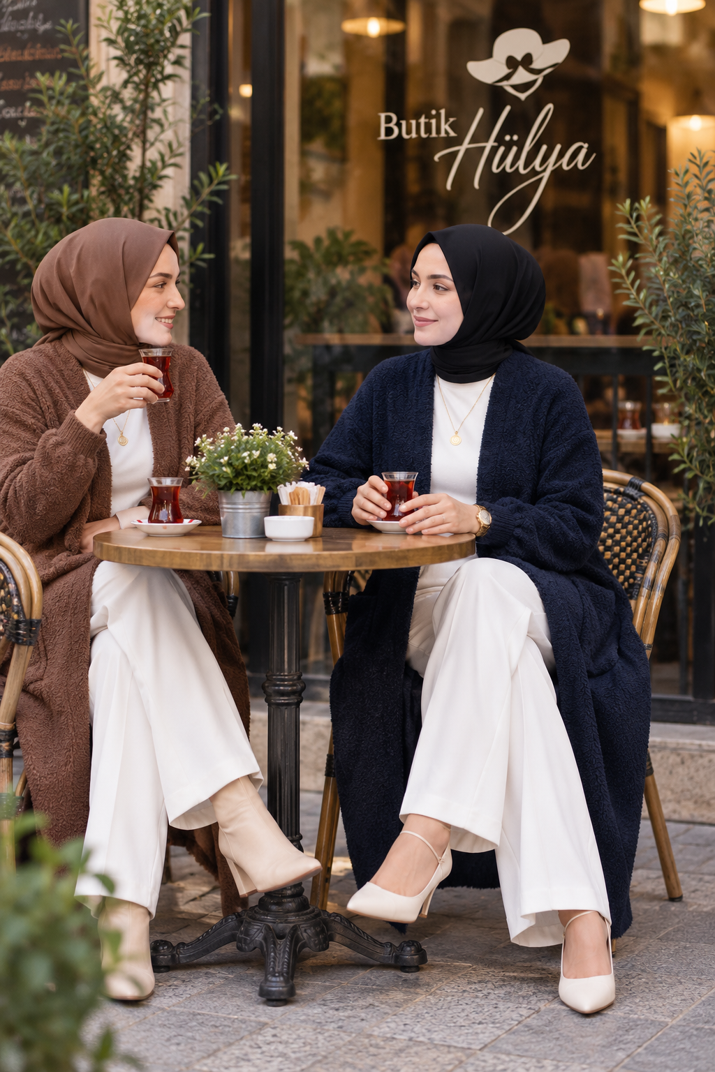 Sakallı Hırka Lacivert 35106