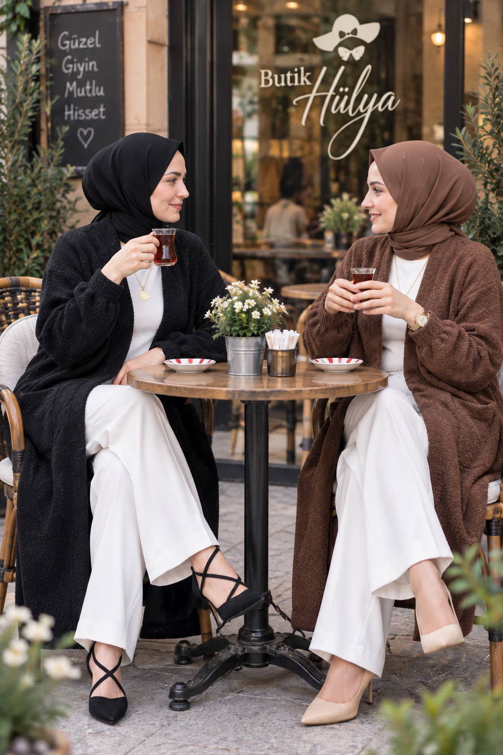 Sakallı Hırka Siyah  35106