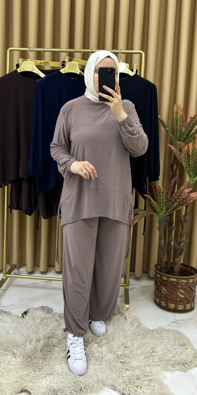 Şalvar Pantolon Vizon 28109