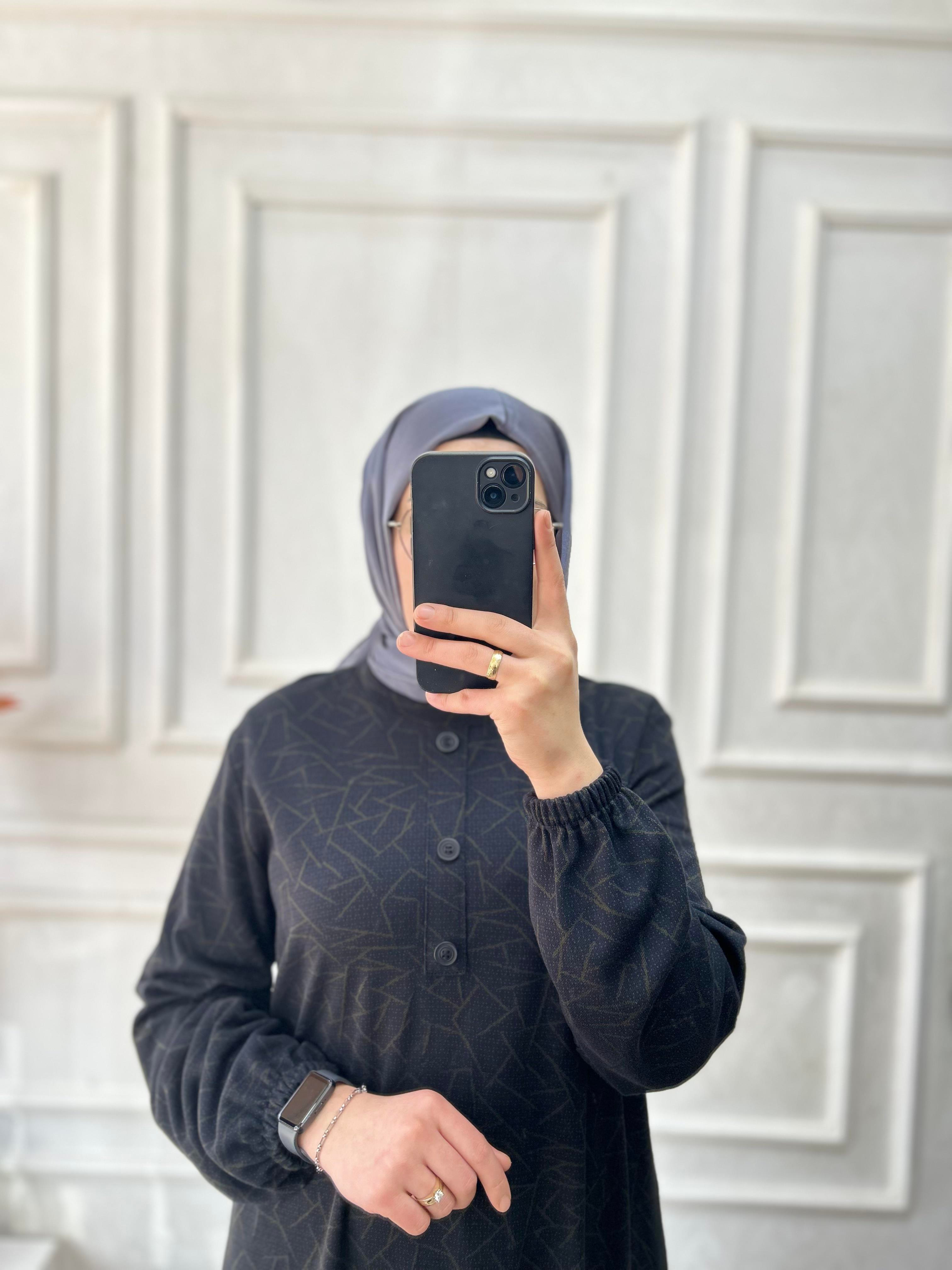 Sultan Elbise Desenli Yeşil 26104