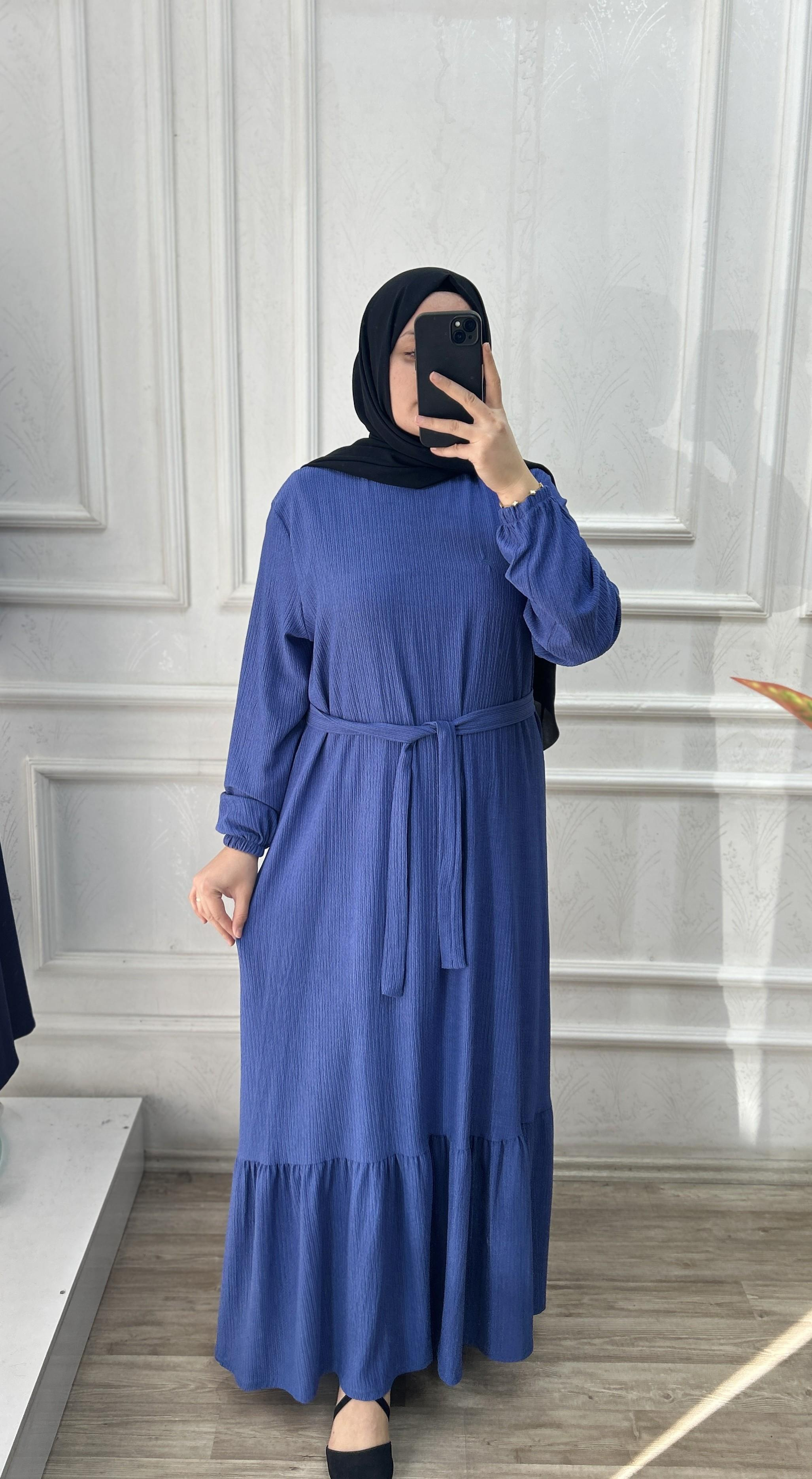 Suna Elbise indigo 26117