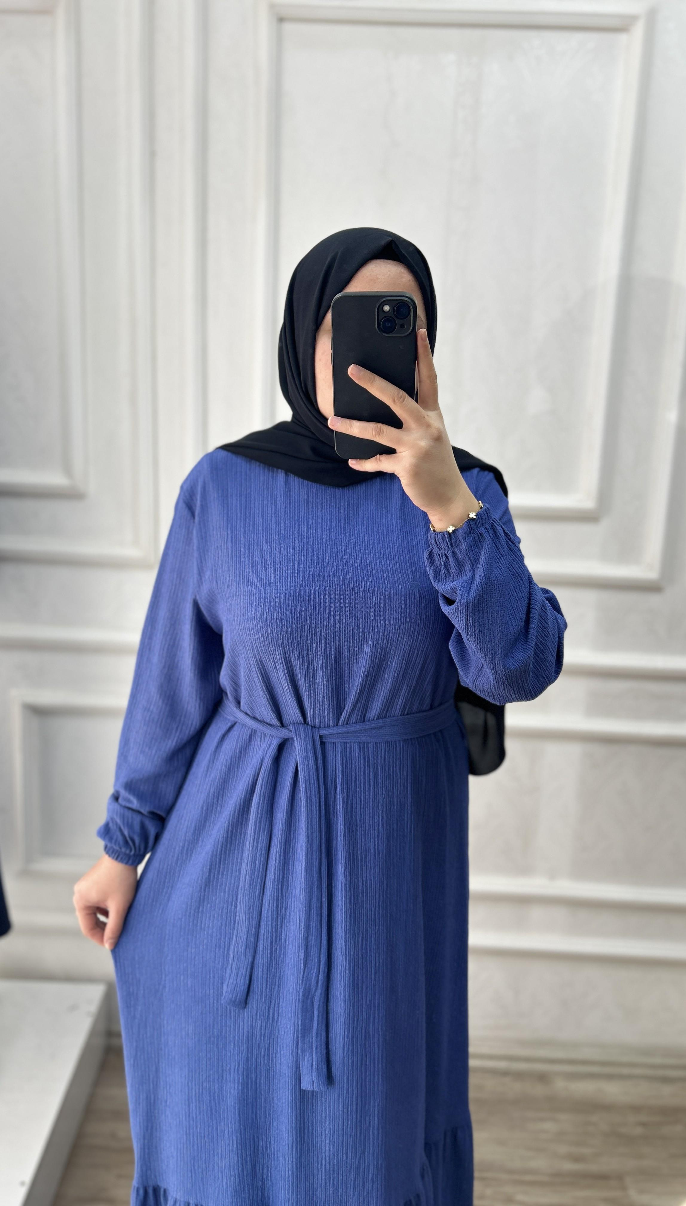 Suna Elbise indigo 26117