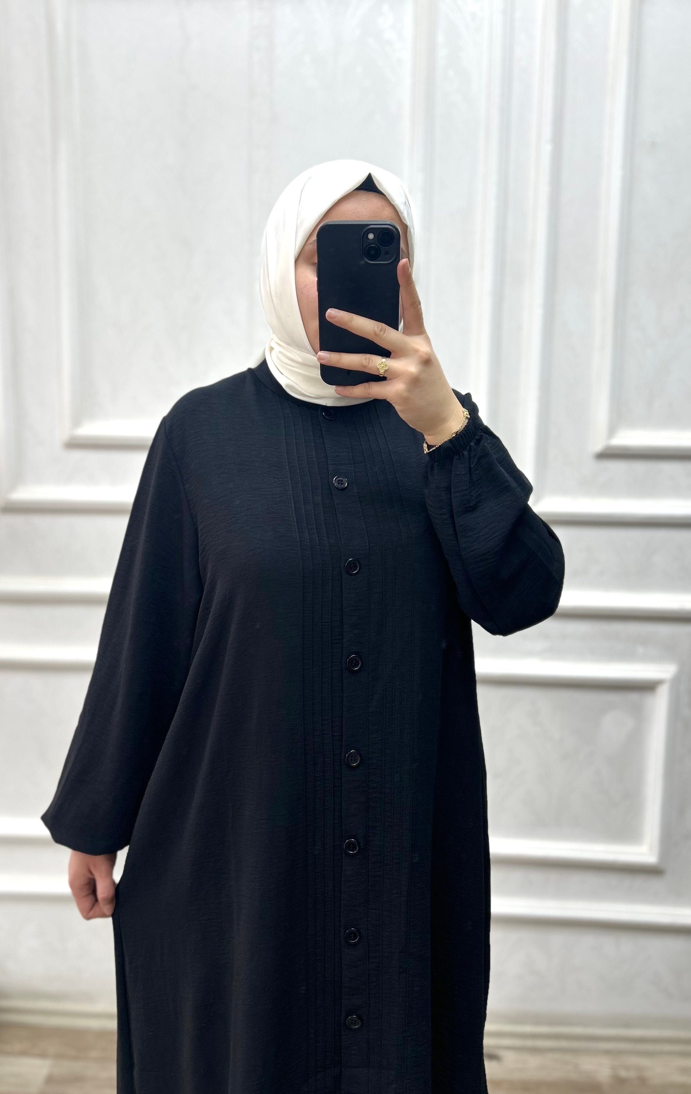 Tutku ayrobin elbise  siyah 26105