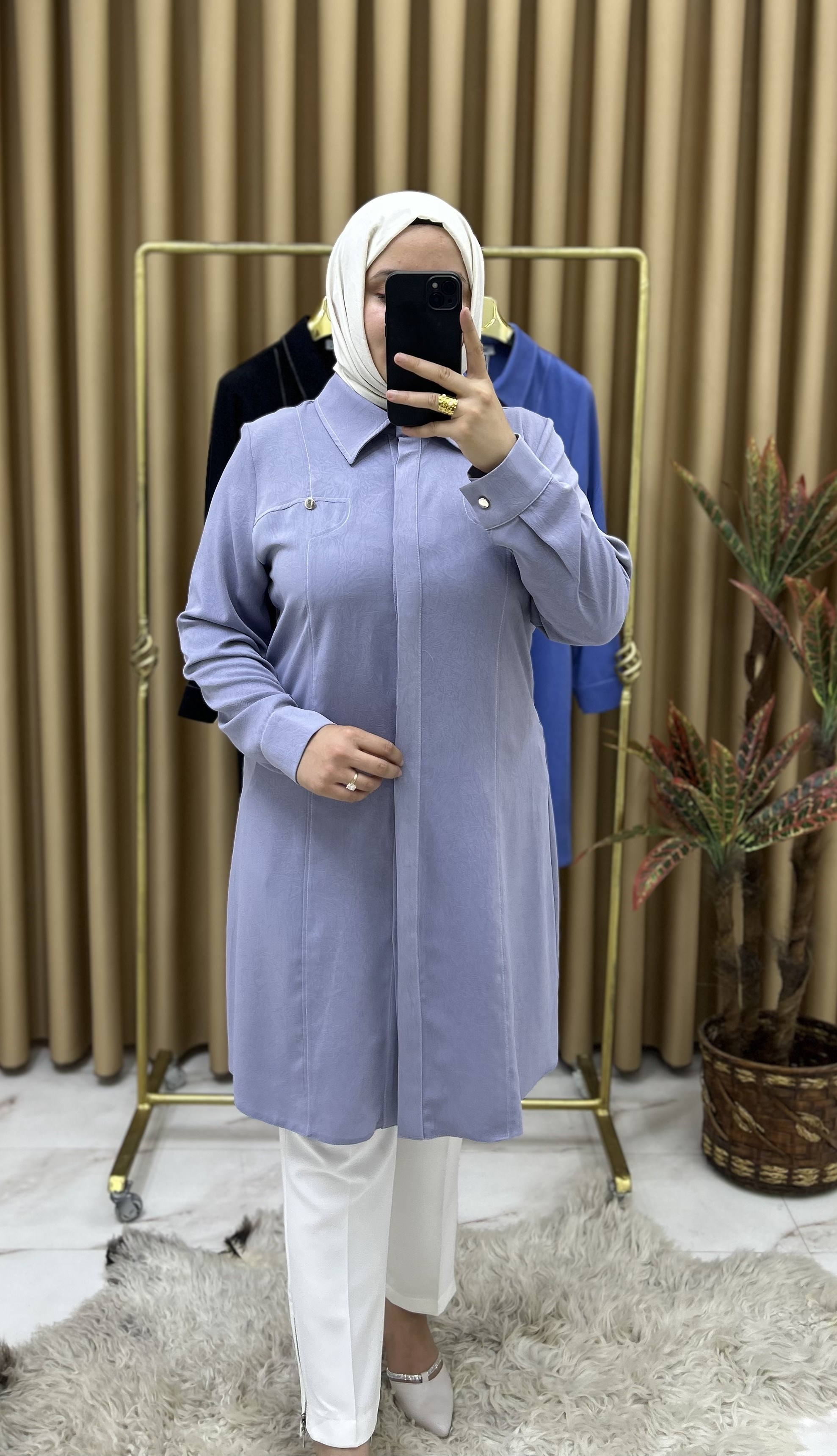 Yağmur Krank Dubai Kumaş Buz Mavisi 32121