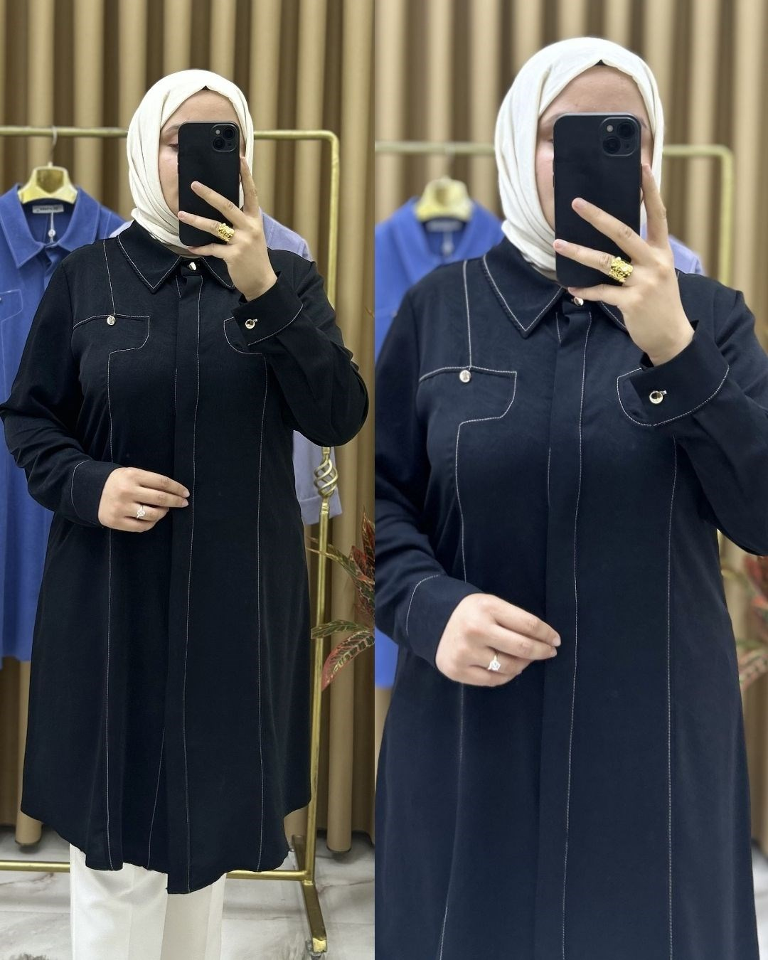 Yağmur Krank Dubai Kumaş Siyah 32121