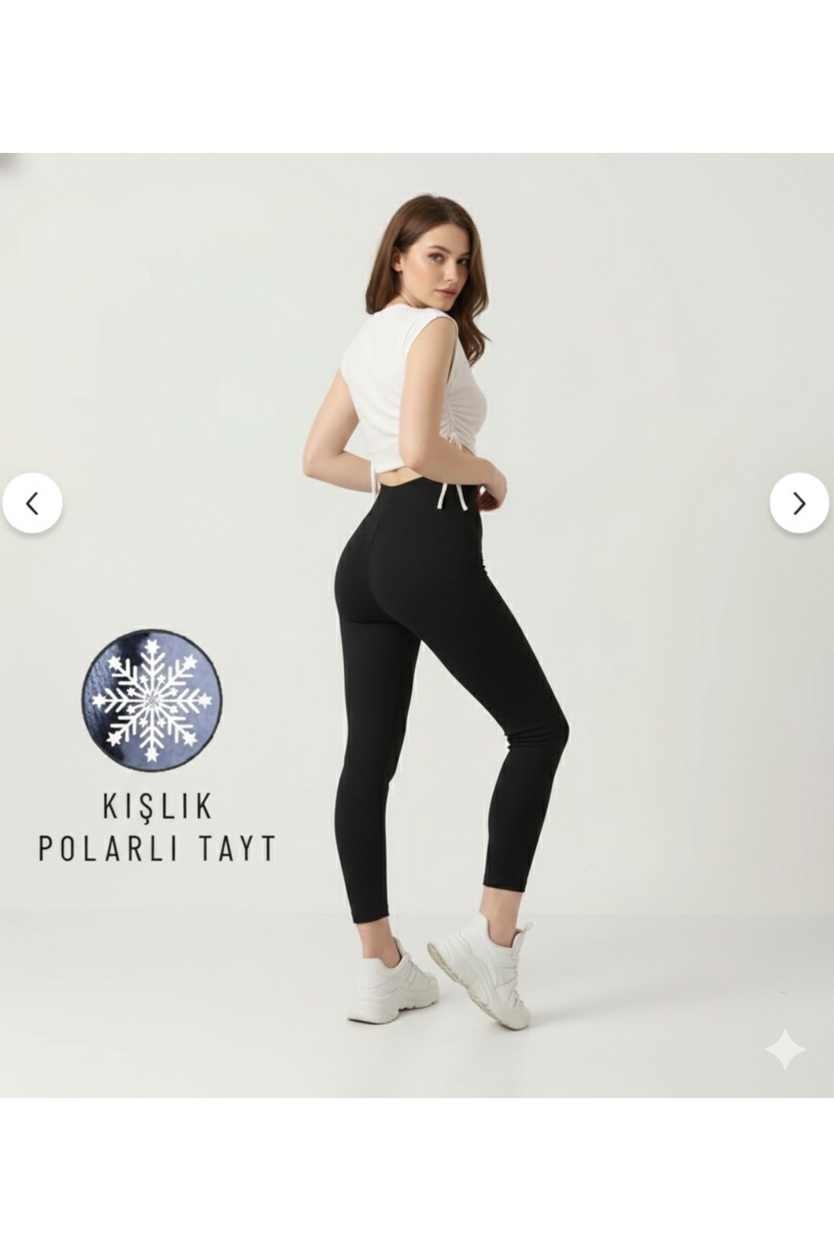 Fitilli Yüksek Bel Şardon Lu Kışlık Toparlayıcı
