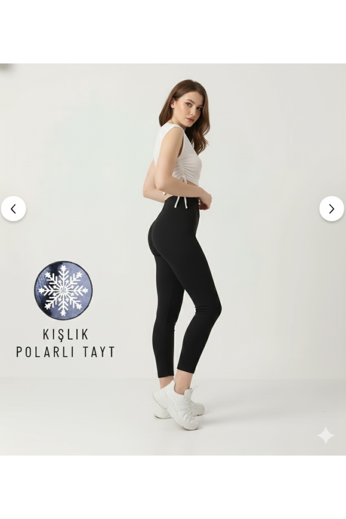 Fitilli Yüksek Bel Şardon Lu Kışlık Toparlayıcı