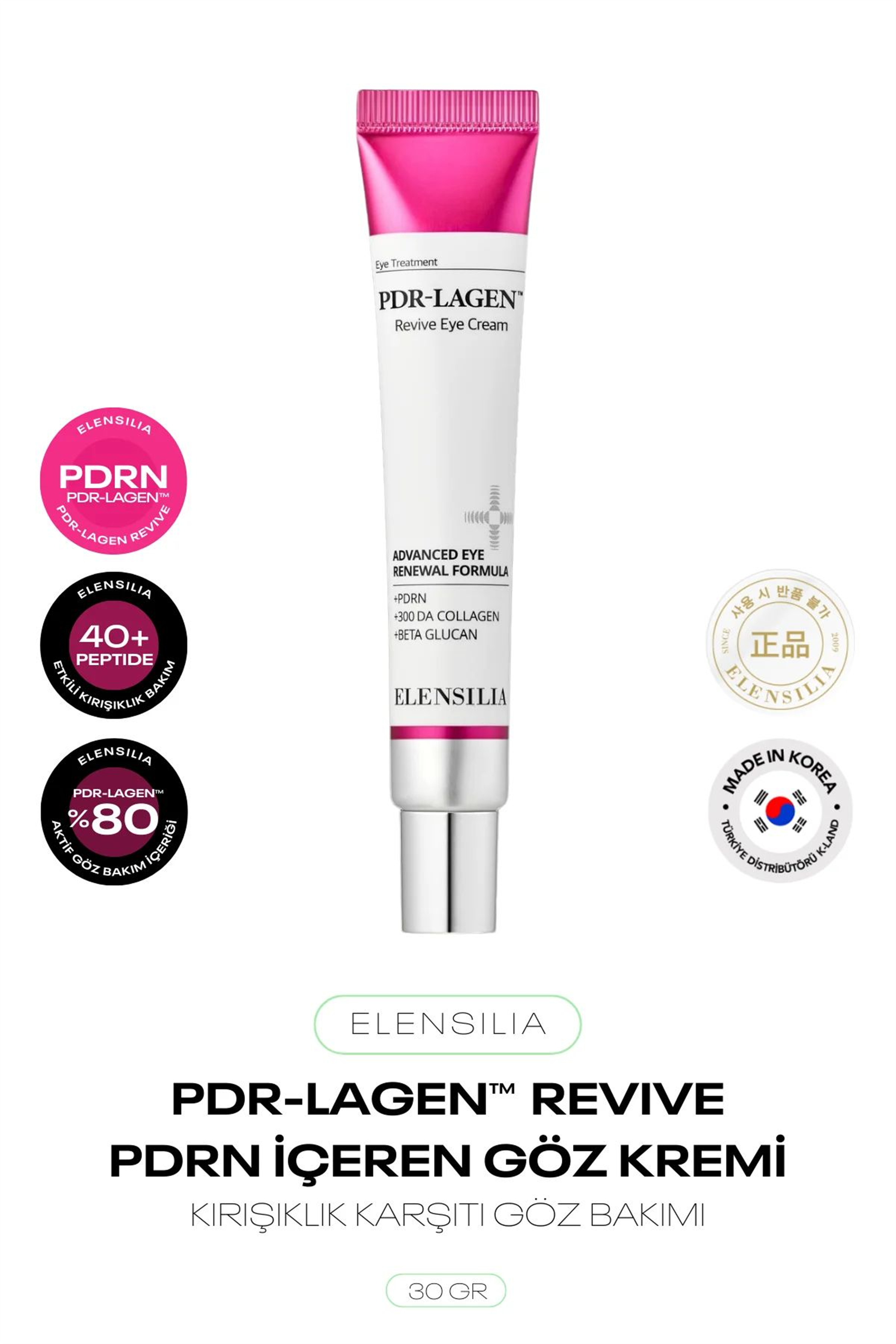 Elensilia Pdrn Lagen Revive Eye Cream