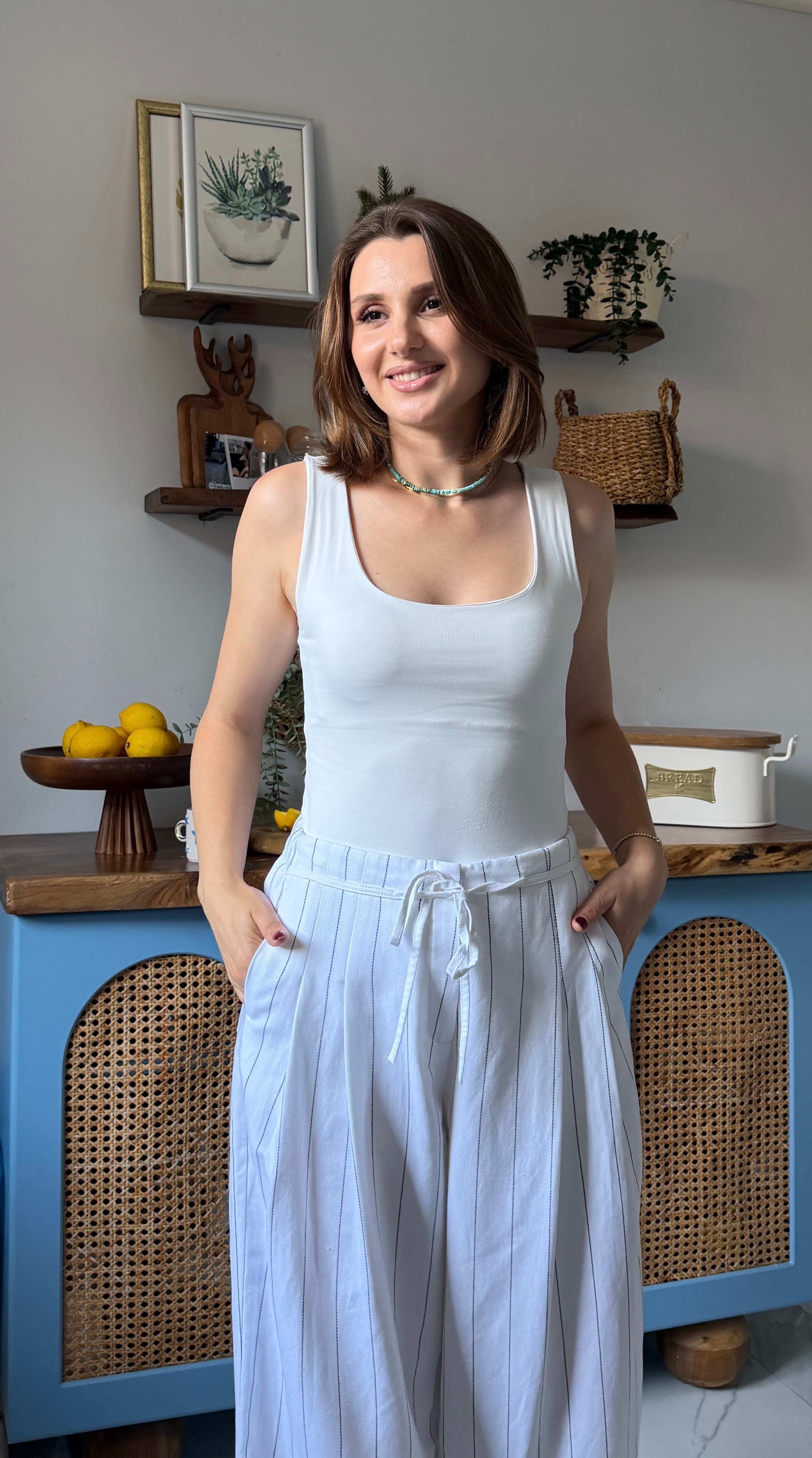 ÇİZGİLİ RAHAT PANTOLON
