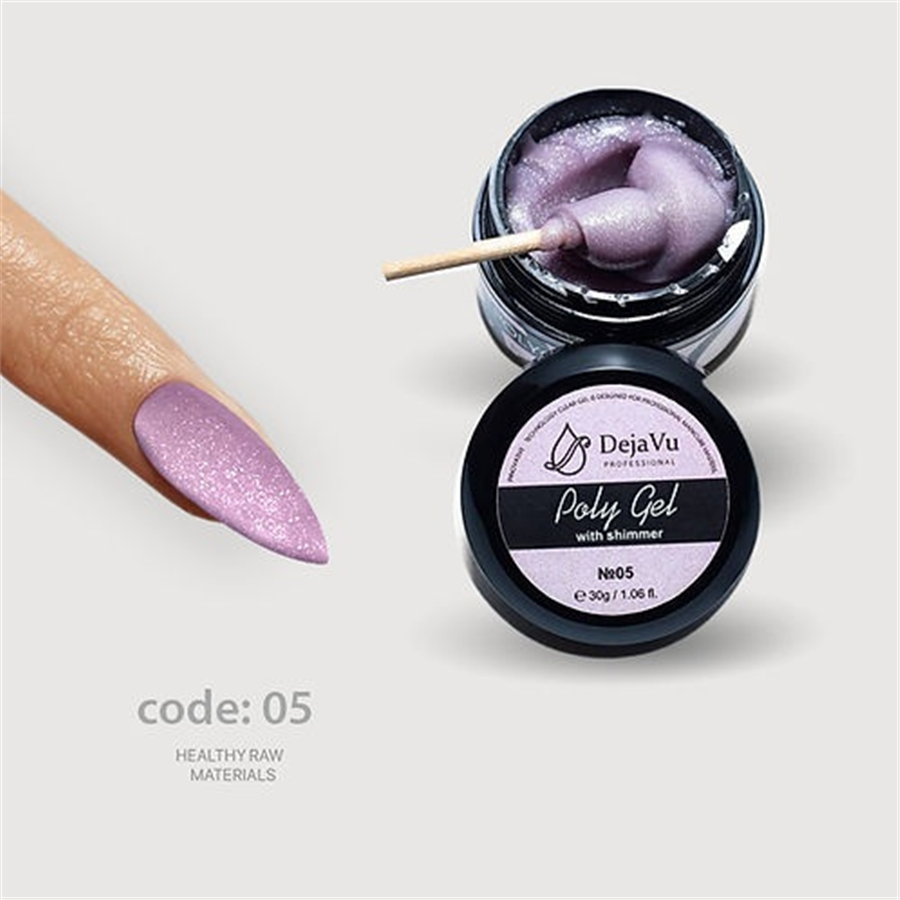 DejaVu Poly Gel With Shımmer  30Ml  - 05