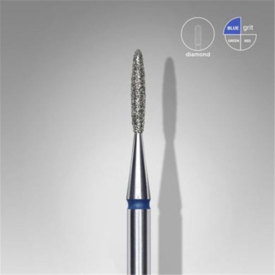 Elmas Alev Freze, Mavi, Çap 1,4 mm, Çalışma Kısmı 8 mm