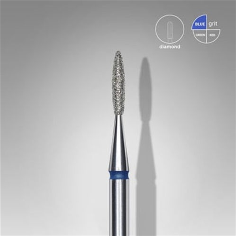 Elmas Alev Freze, Mavi, Çap 1,6 mm, Çalışma Kısmı 8 mm