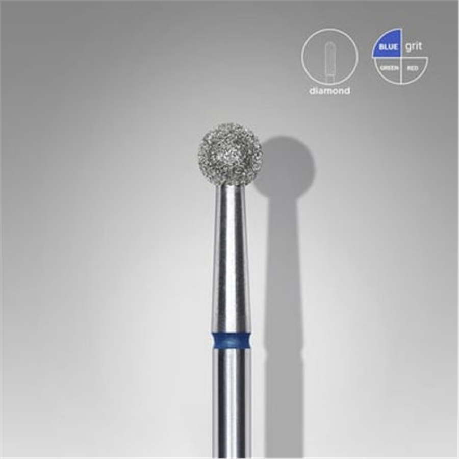 Elmas Küre Freze, Mavi, Çap 4 mm