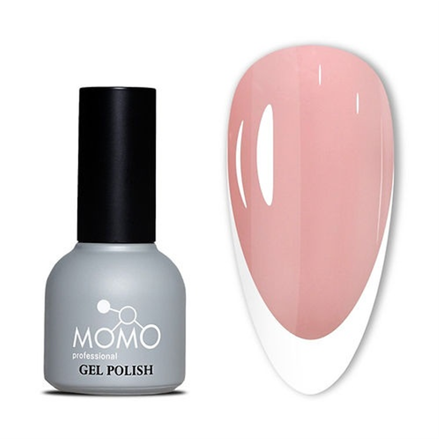 MOMO Kalıcı Oje için French Cover Rubber Base Coat FC12, Gül Kurusu, 10 ml