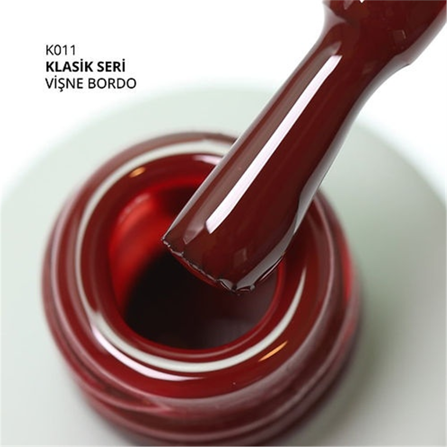 MOMO Kalıcı Oje K011, Vişne Bordo, 14 ml