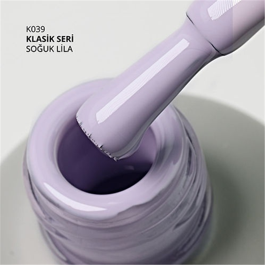 MOMO Kalıcı Oje K039, Soğuk Lila, 14 ml