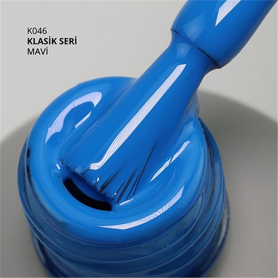 MOMO Kalıcı Oje K046, Bodrum Mavisi, 14 ml