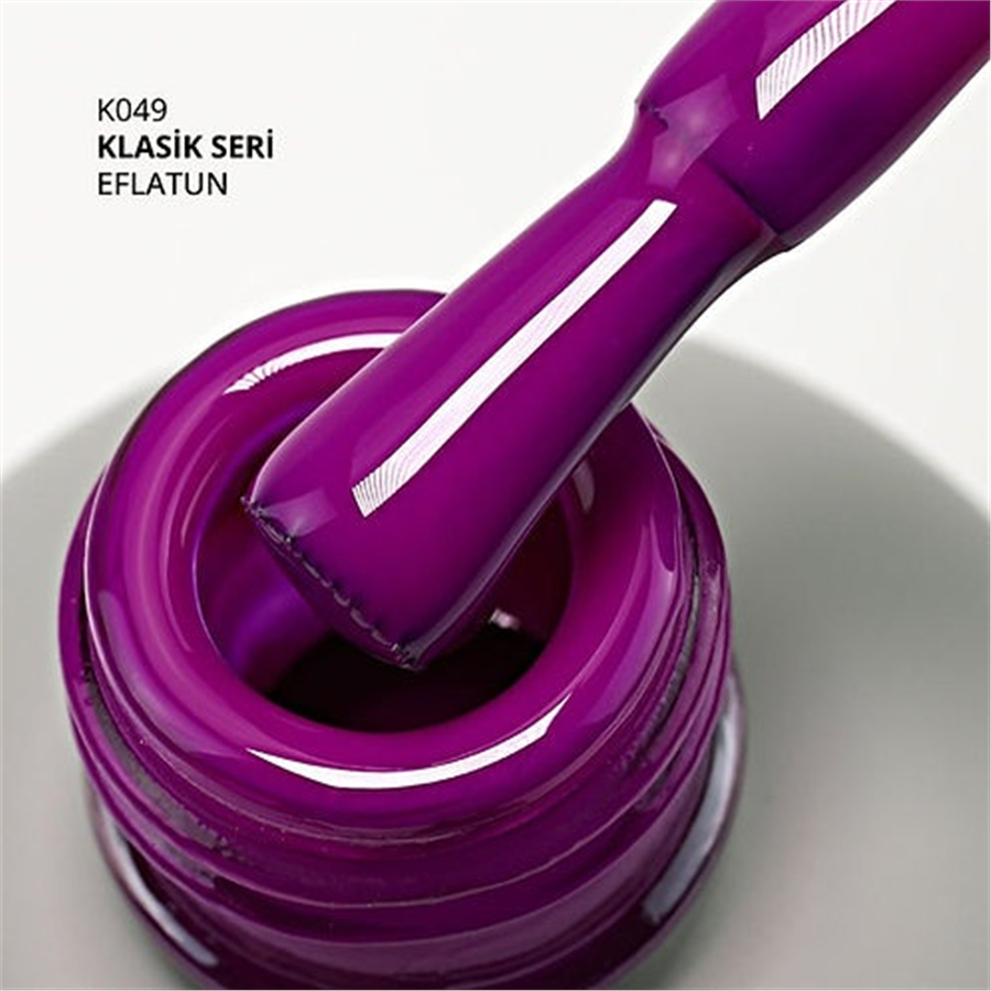 MOMO Kalıcı Oje K049, Eflatun, 14 ml
