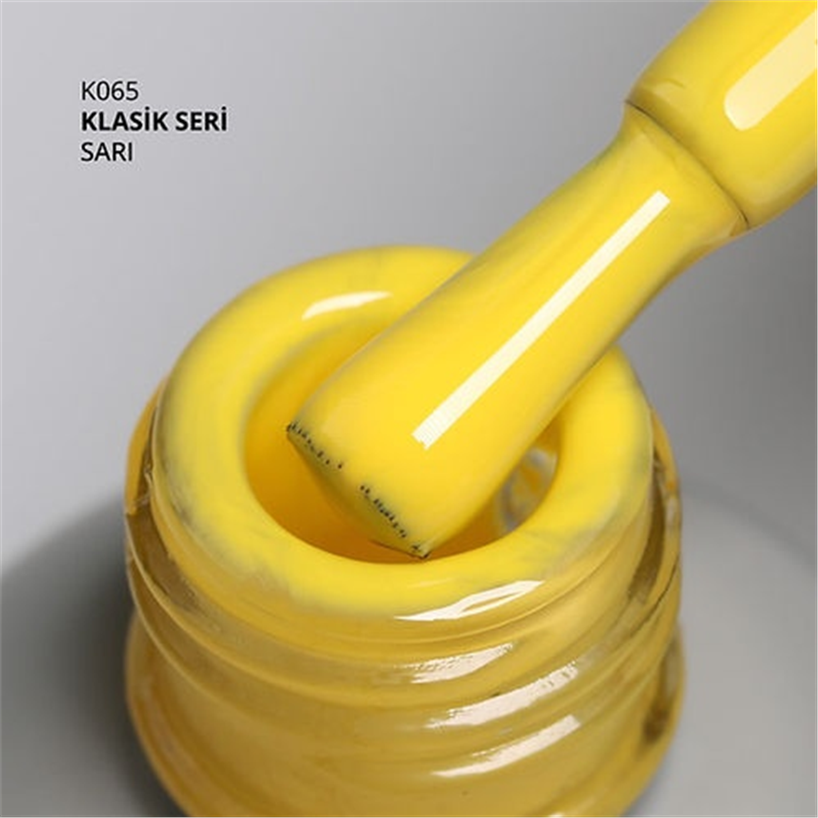 MOMO Kalıcı Oje K065, Sarı, 14 ml