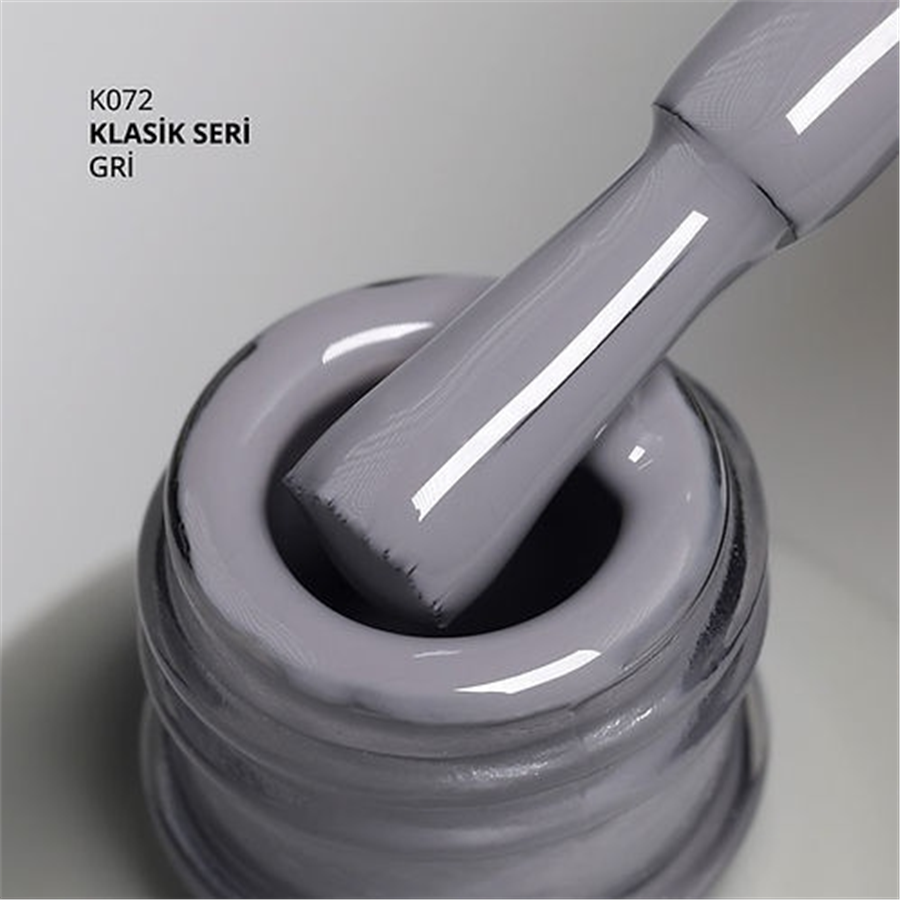 MOMO Kalıcı Oje K072, Gri, 14 ml