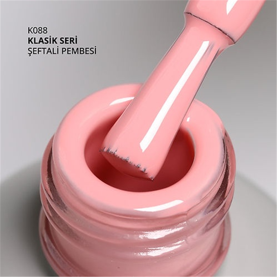 MOMO Kalıcı Oje K088, Şeftali Pembesi, 14 ml