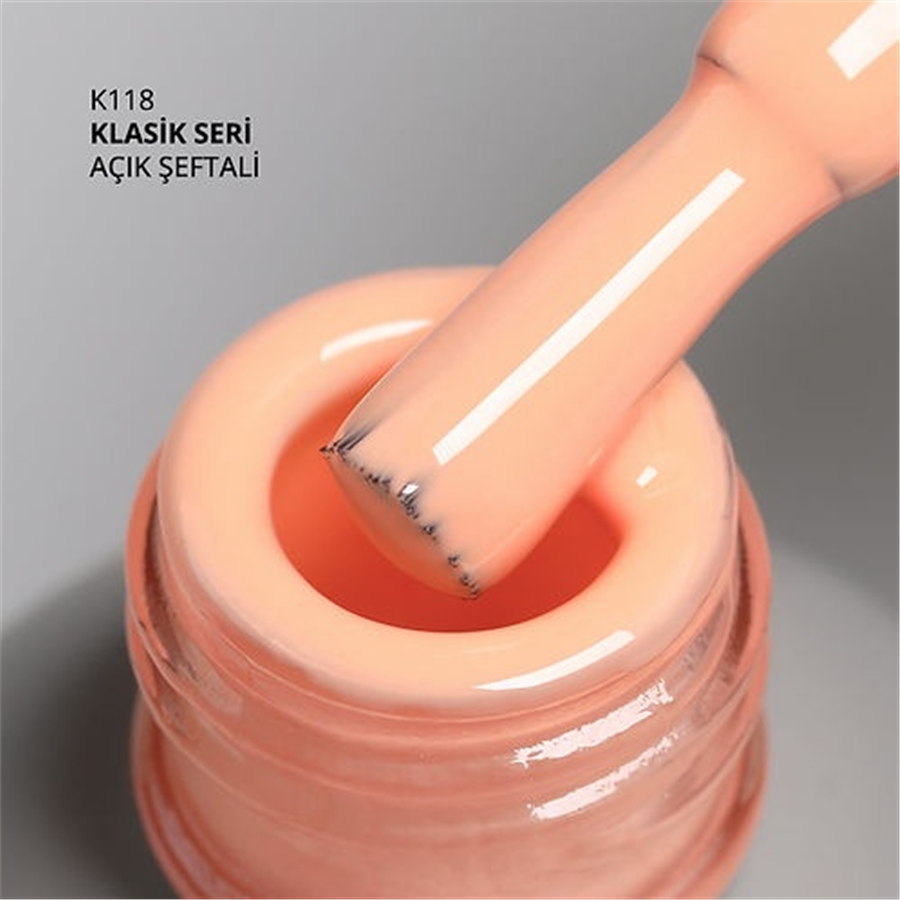 MOMO Kalıcı Oje K118, Açık Şeftali, 14 ml