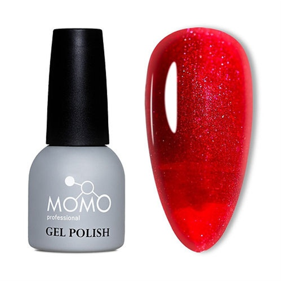 MOMO Kalıcı Oje S037, Simli Vişne Çürüğü, 14 ml