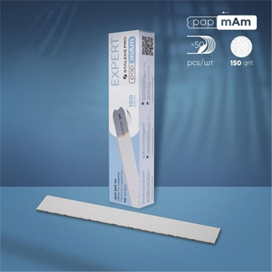 STALEKS EXPERT 22 Yedek PapmAm Beyaz Törpüler, 150 Grit (50 Adet)