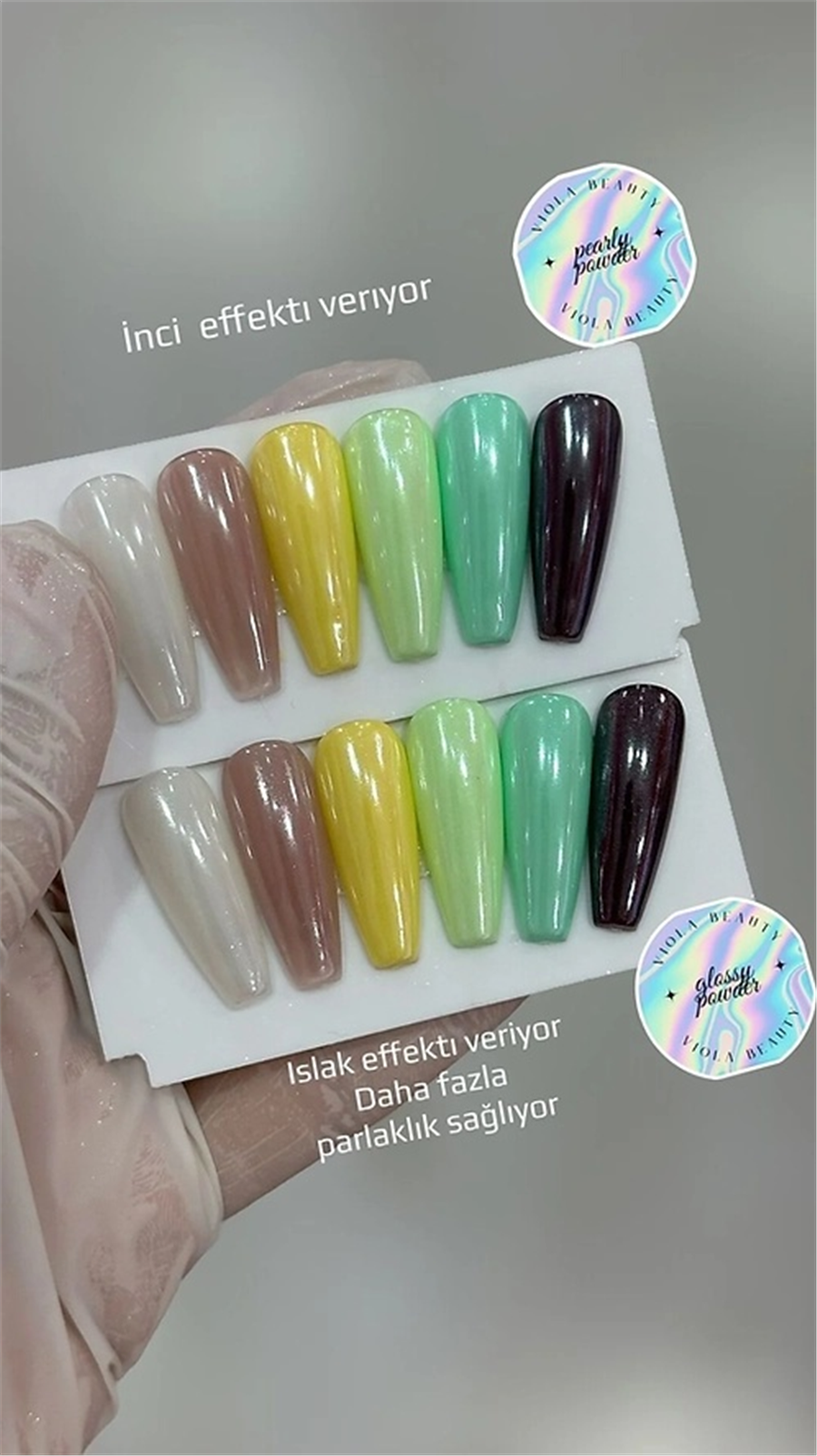 VİOLA GLOSSY İNCİ TOZU (ISLAK EFFECT)