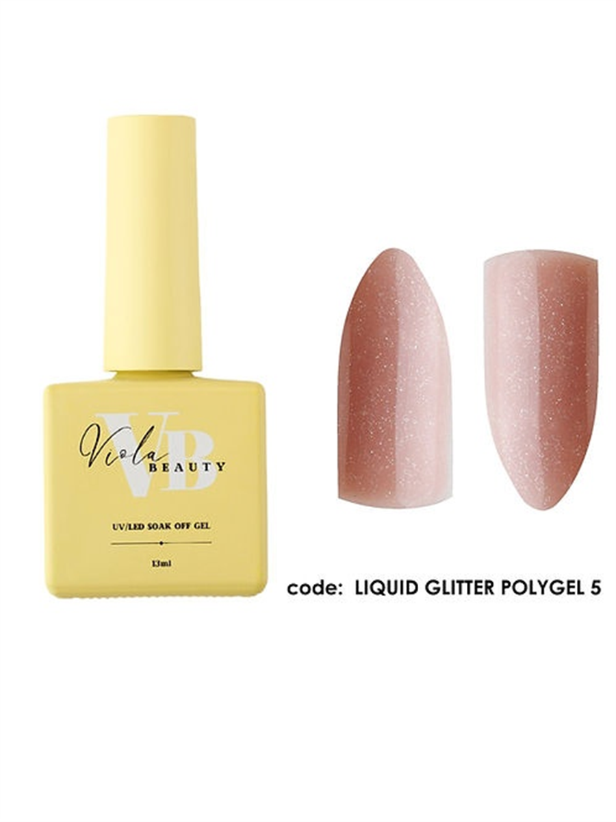 VİOLA LIQUID POLY JEL GLITTER 0005-13 ml