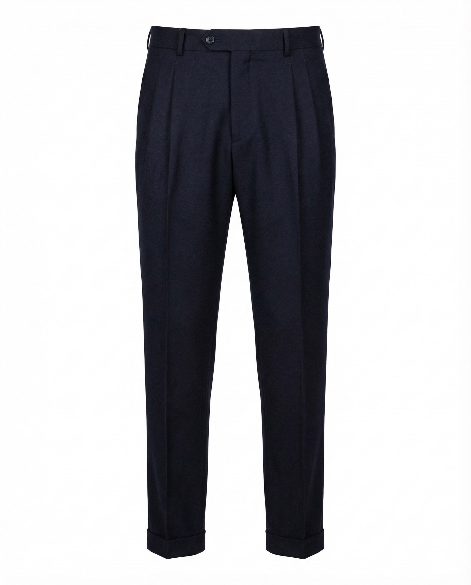 Alata Pleated Pants Navy
