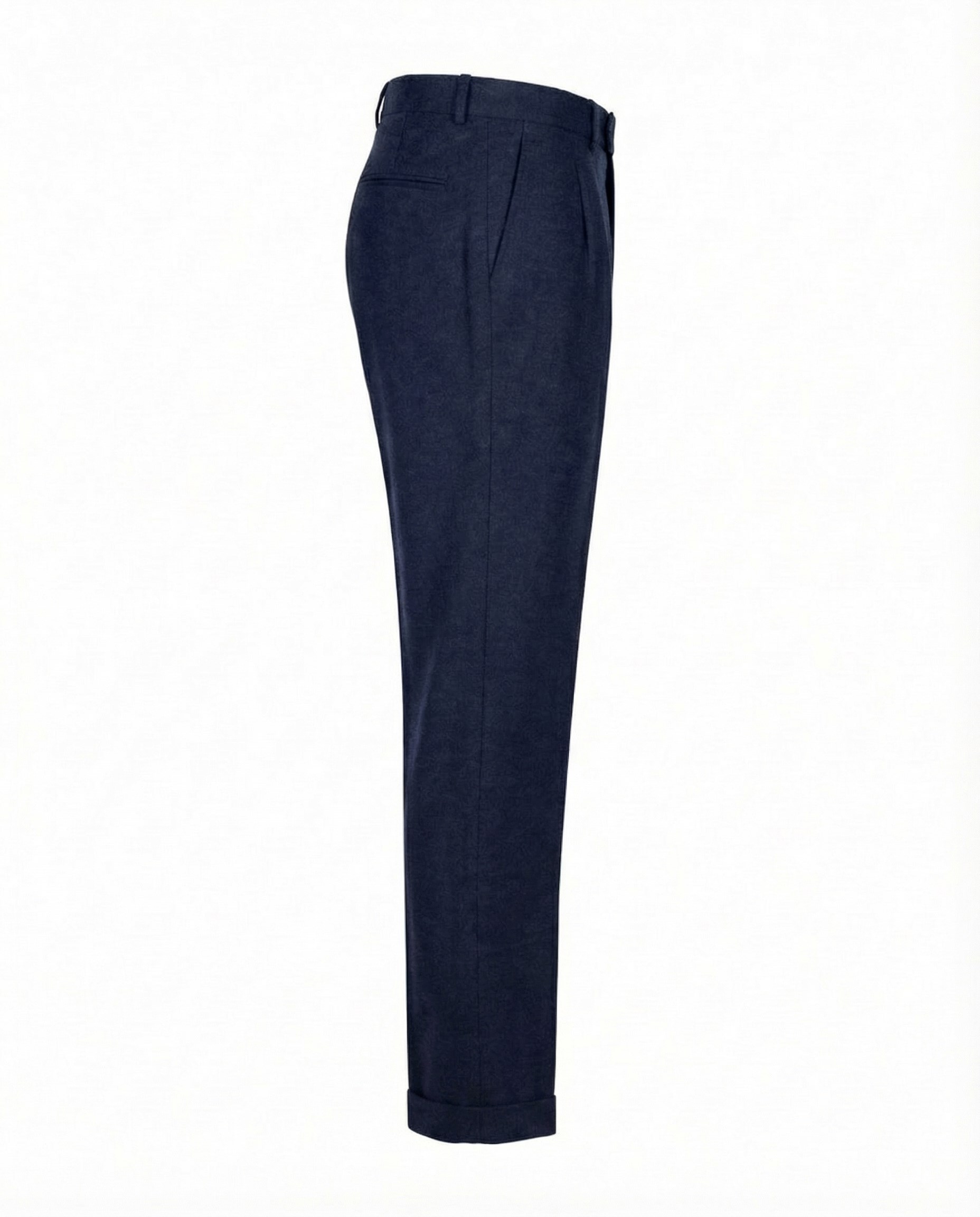 Alata Pleated Pants Navy