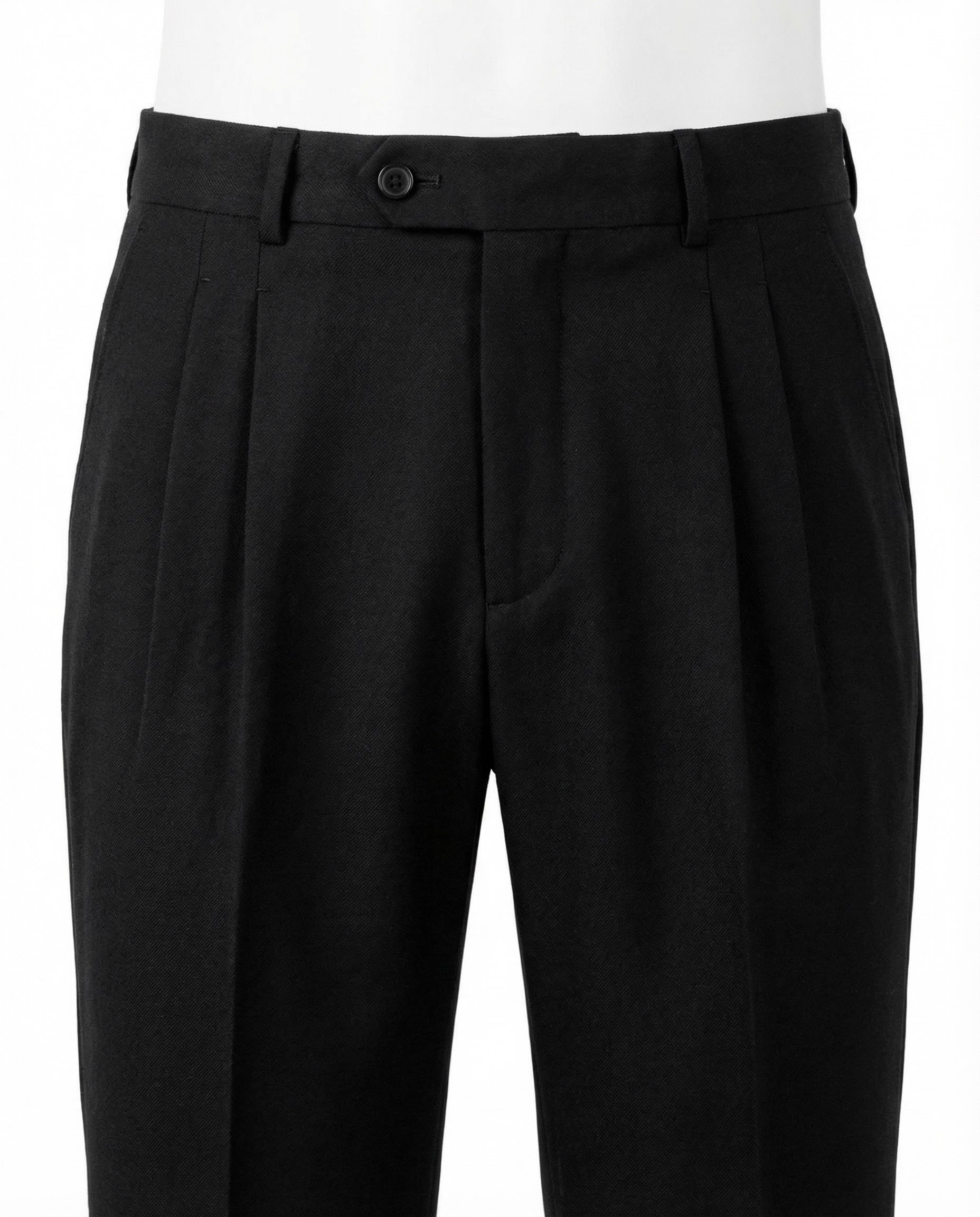 Alata Pleated Pants Black