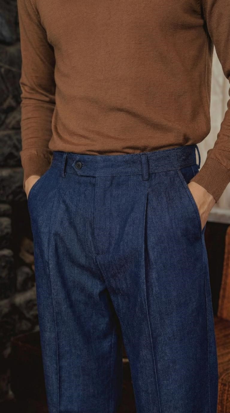 Americano Modern Fit Pantolon Lacivert