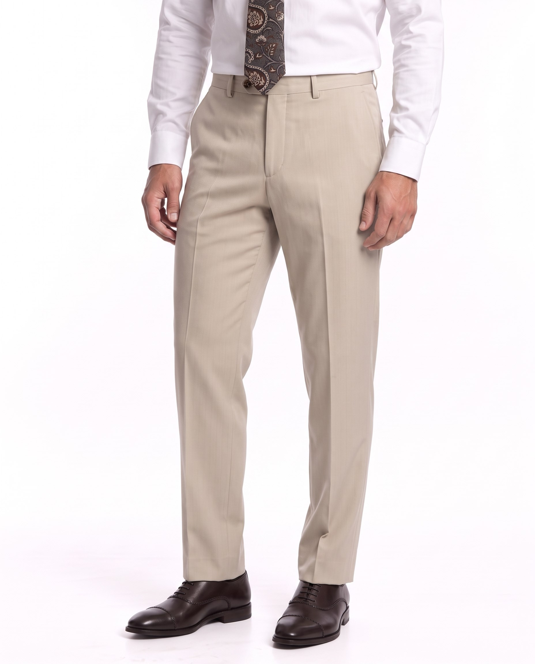 Sandy  Cross-Over Suit Bej