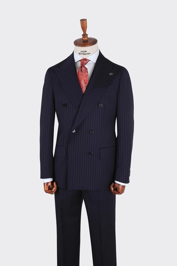 Bellagio Cross-Over Suit Navy