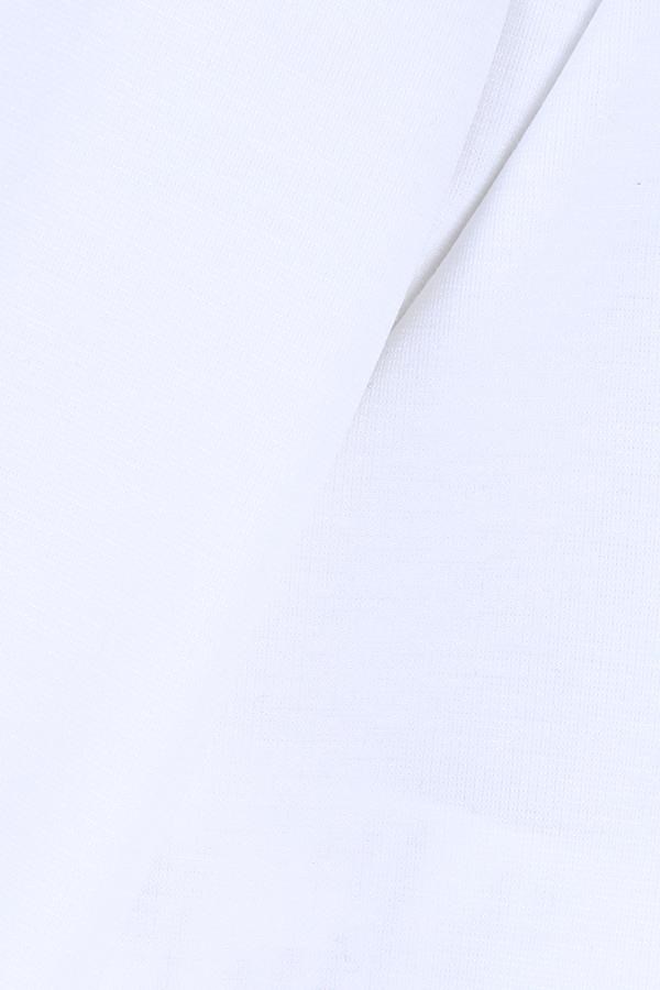 Bis.Yaka K.Kol T-Shirt Beyaz