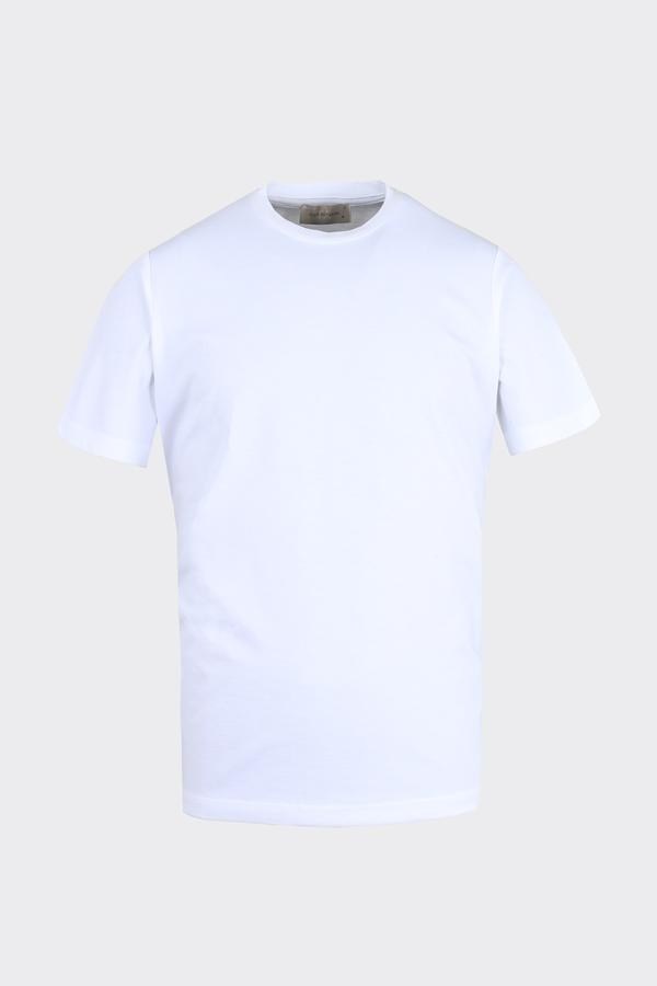 Crew Neck Short Sleeve T-Shirt White