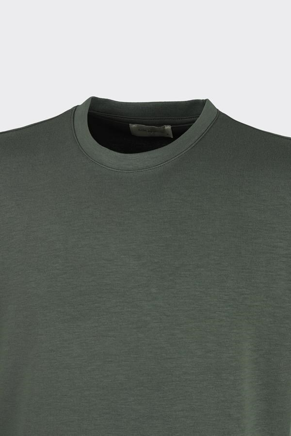 Bis.Yaka K.Kol T-Shirt Haki