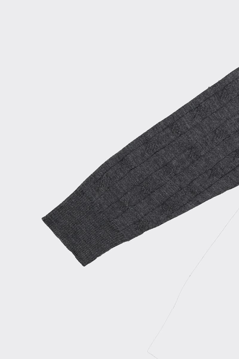 Full Fisherman Sweater Anthracite/Melange