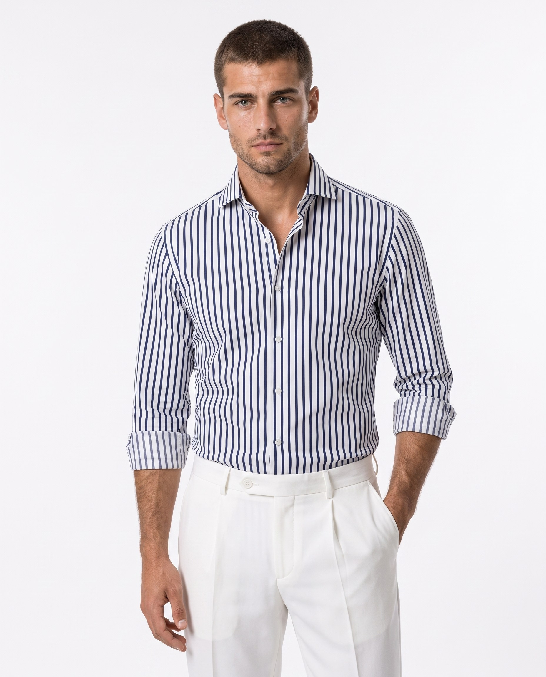 Classic Collar Shirt Navy