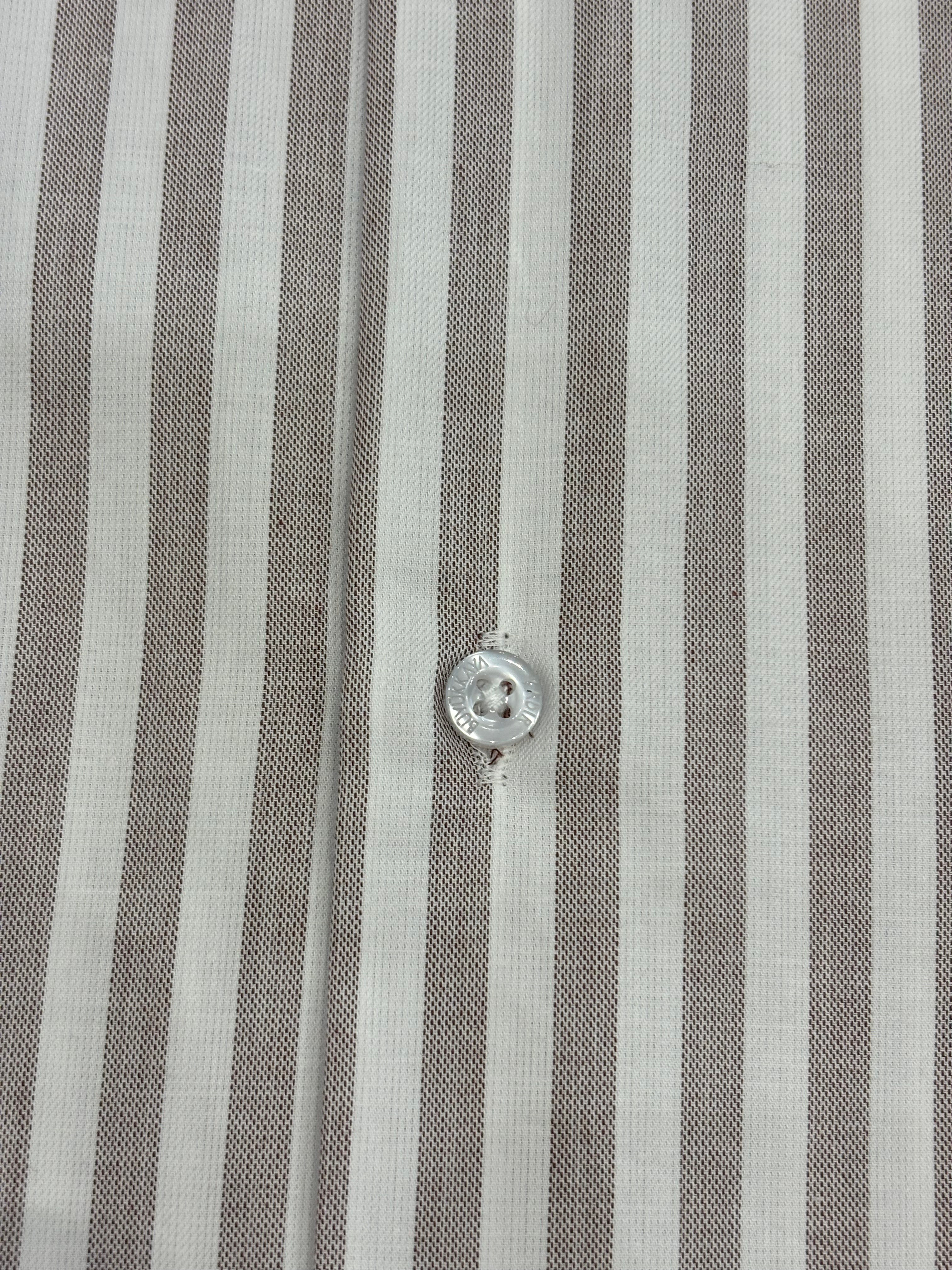 Catania Italian-Collar Shirt Brown