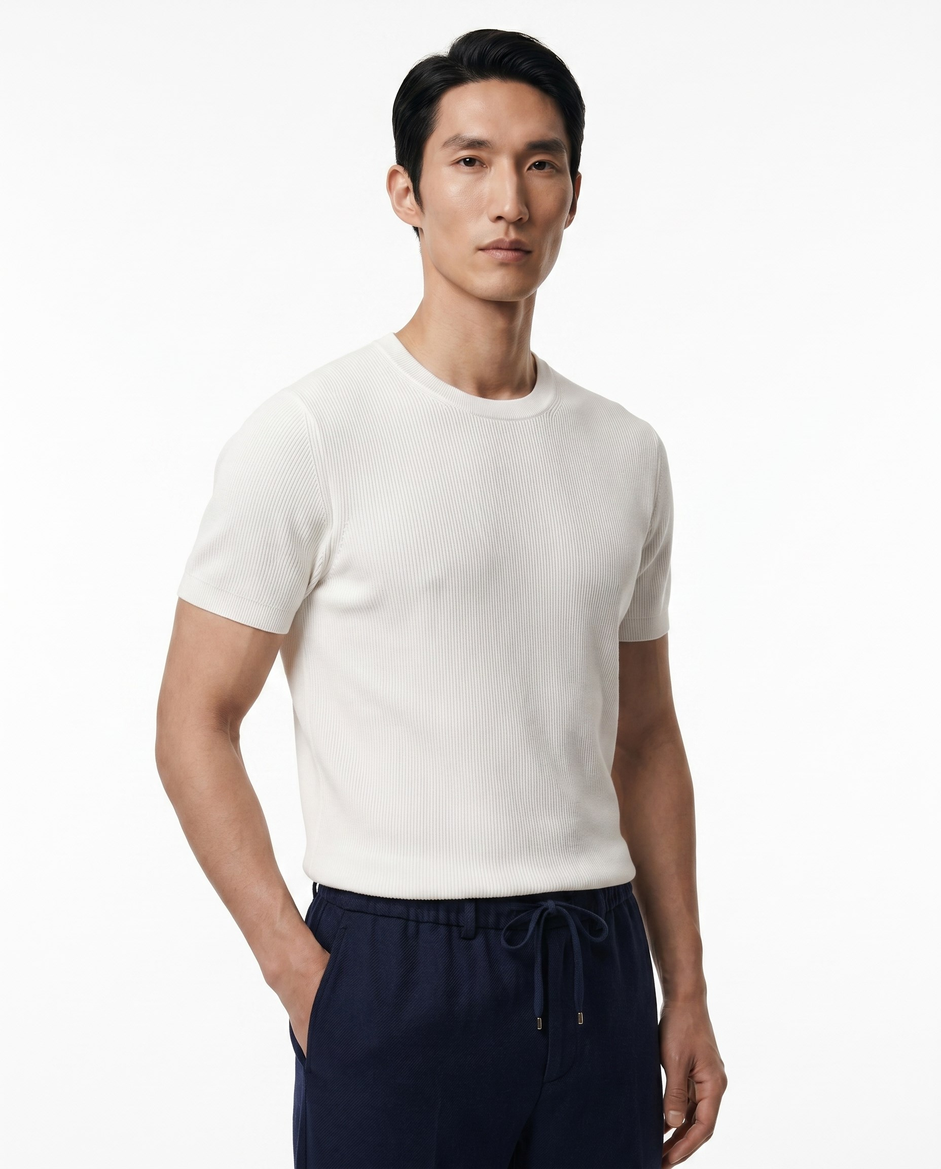 Classico Triko T-Shirt Beyaz