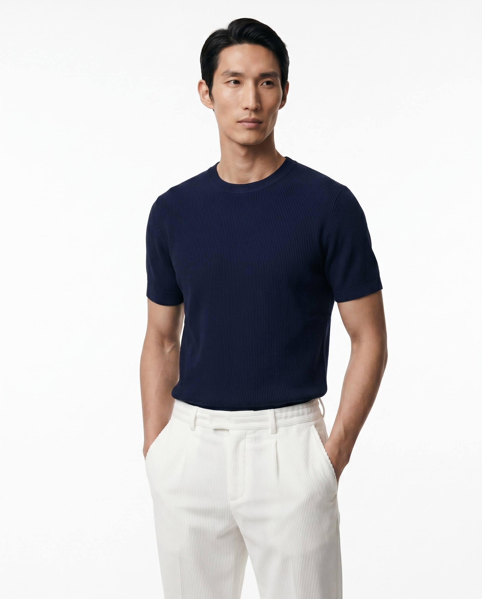 Classico Triko T-Shirt Lacivert