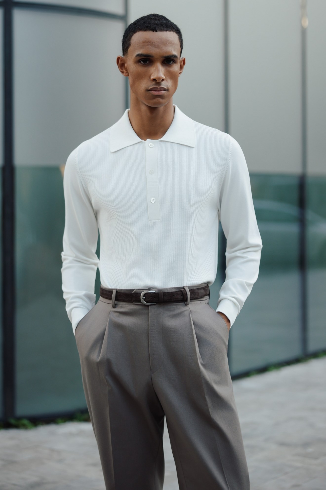 Full Fisherman Sweater Ecru