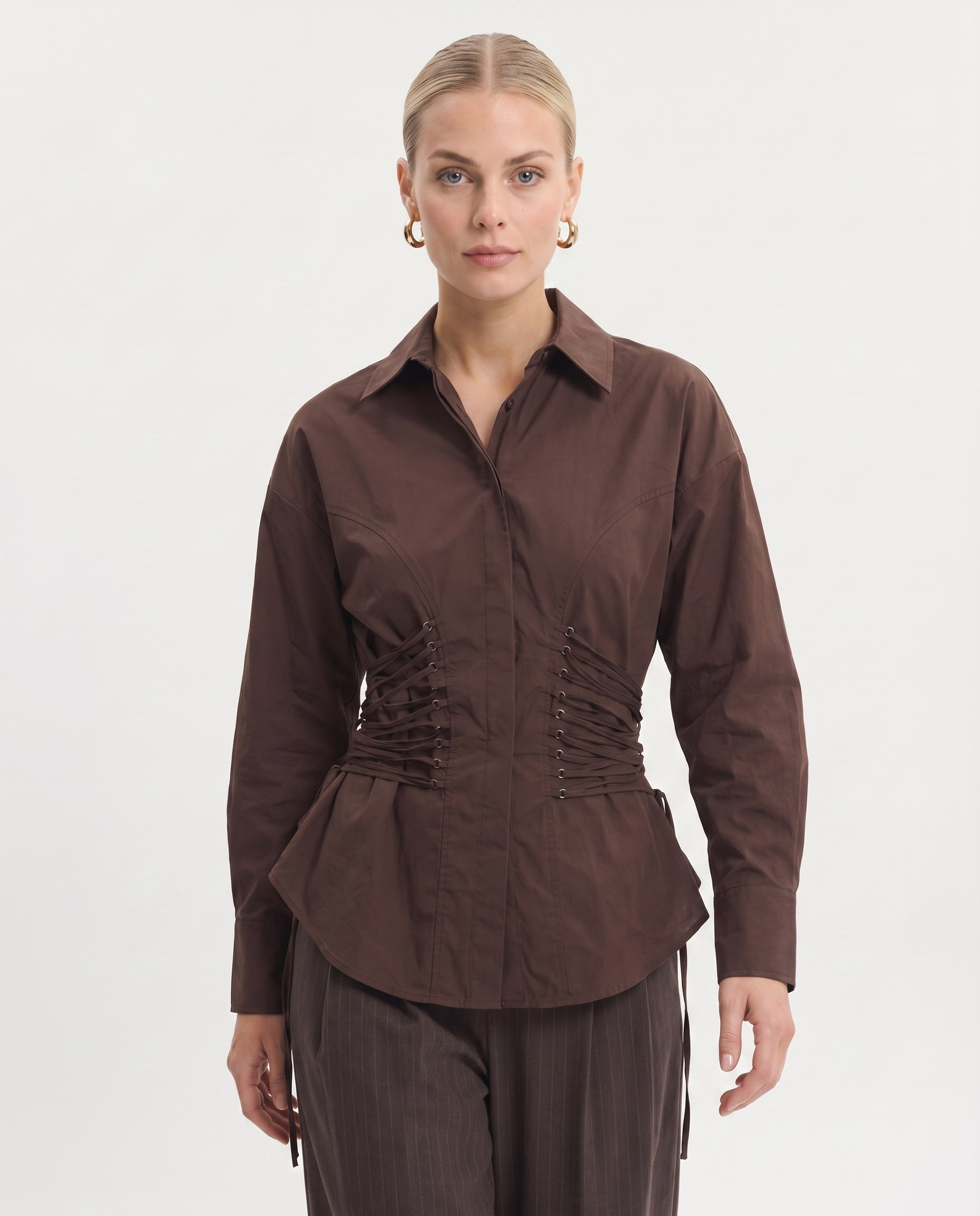 Elsie Shirt Brown
