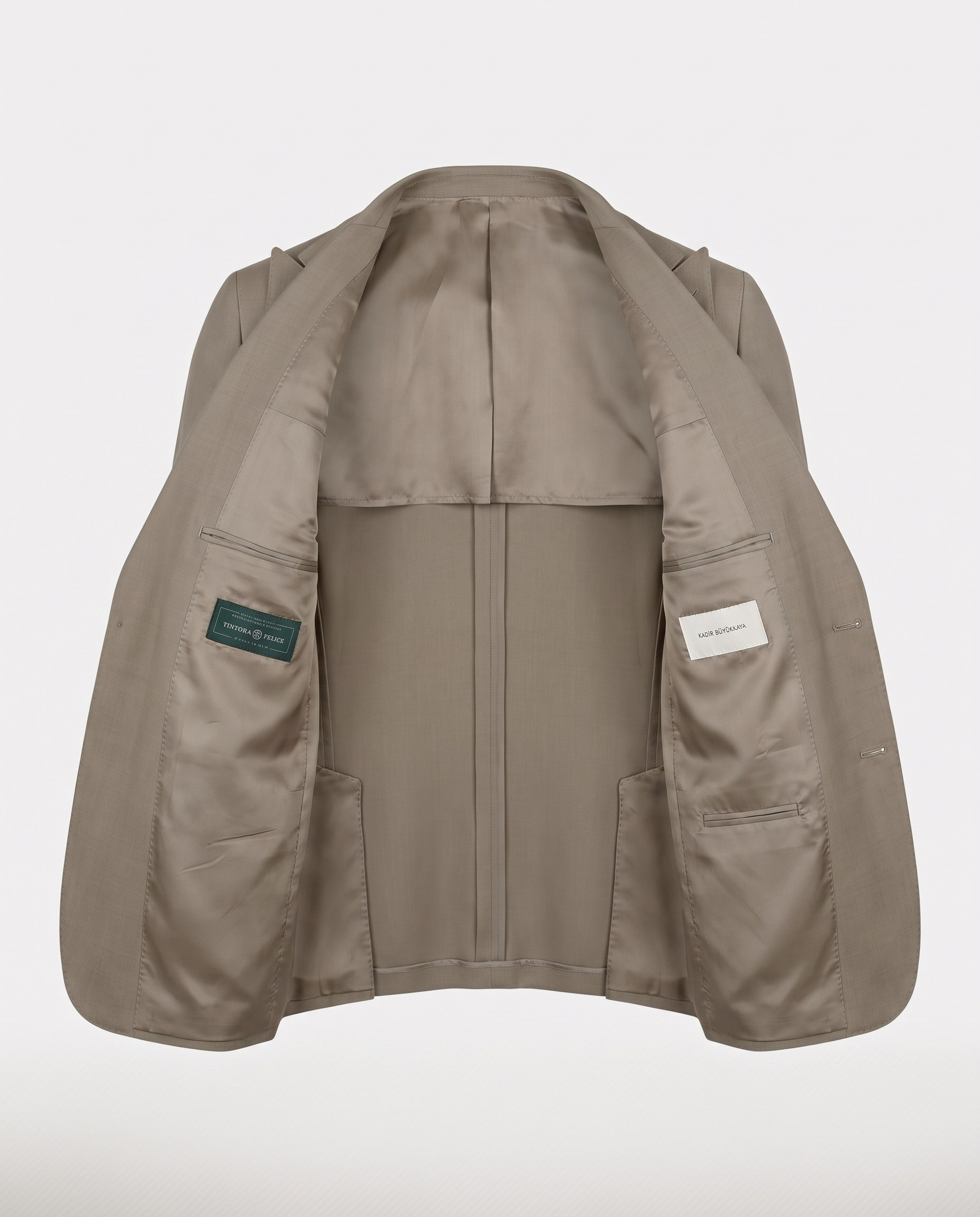 Florentino  Double-Breasted Suit Bej