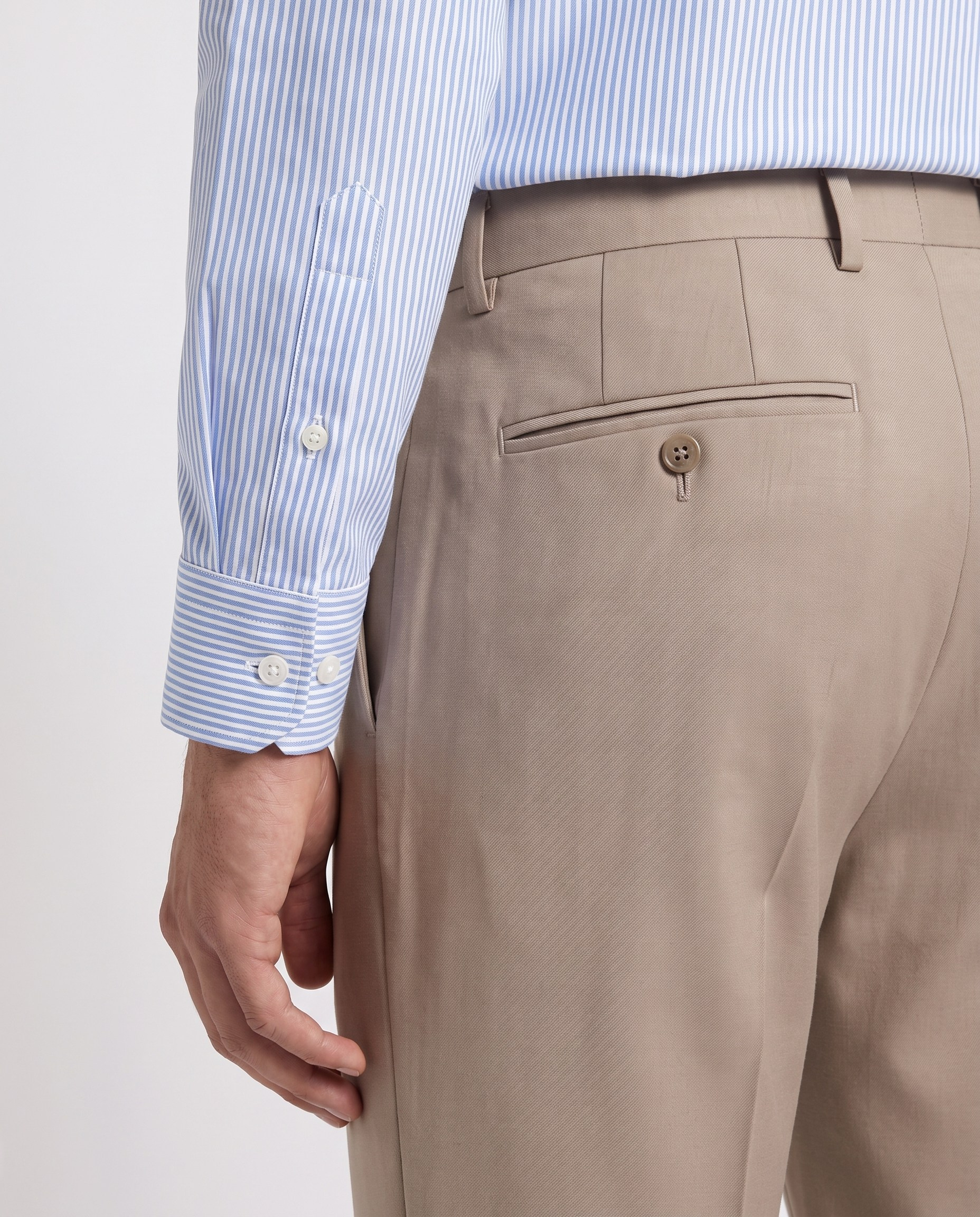 Giorgio Italian-Collar Shirt Blue