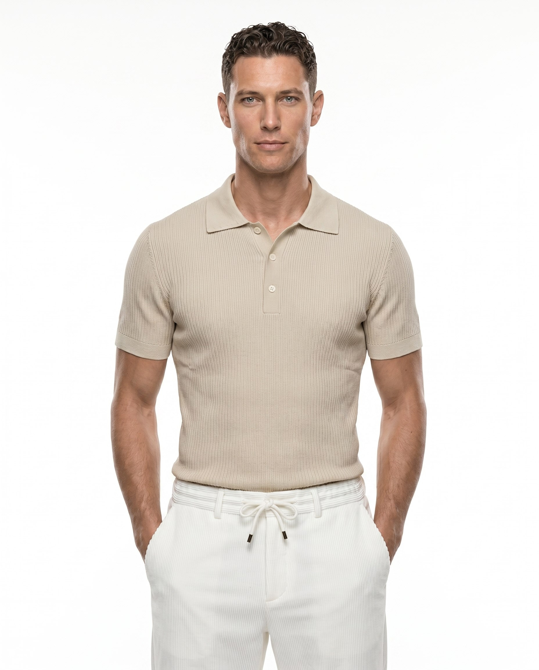 Grand Polo Triko T-Shirt Bej