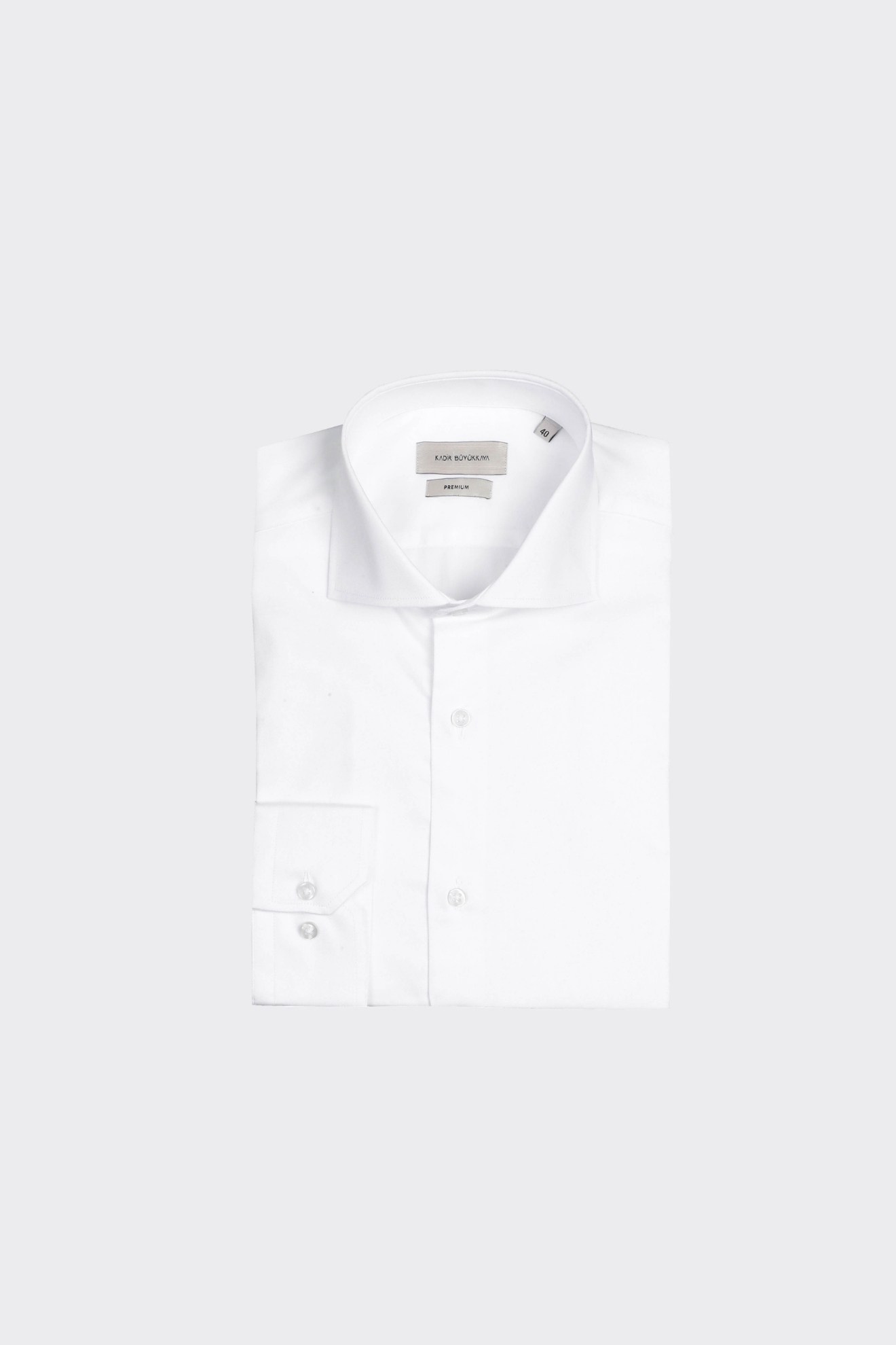 Italian-Collar Shirt White